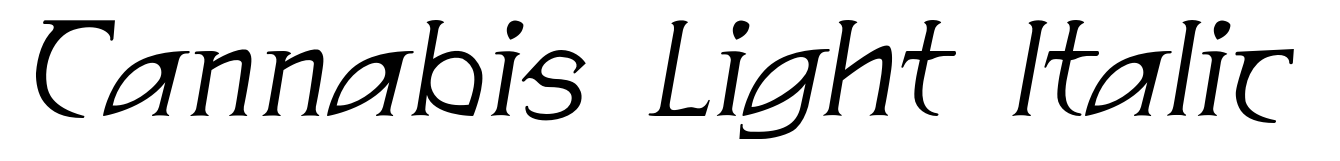 Cannabis Light Italic